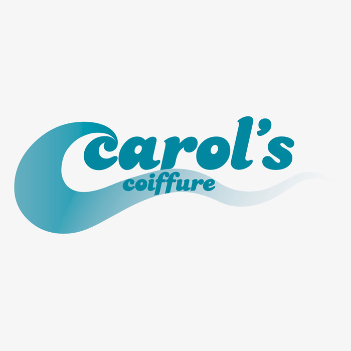 Carols coiffure logo design