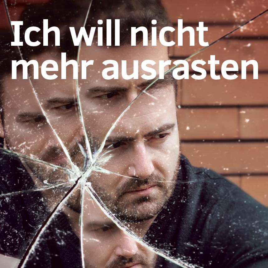 Fachstelle Gewalt Tramhänger Plakatkampagne