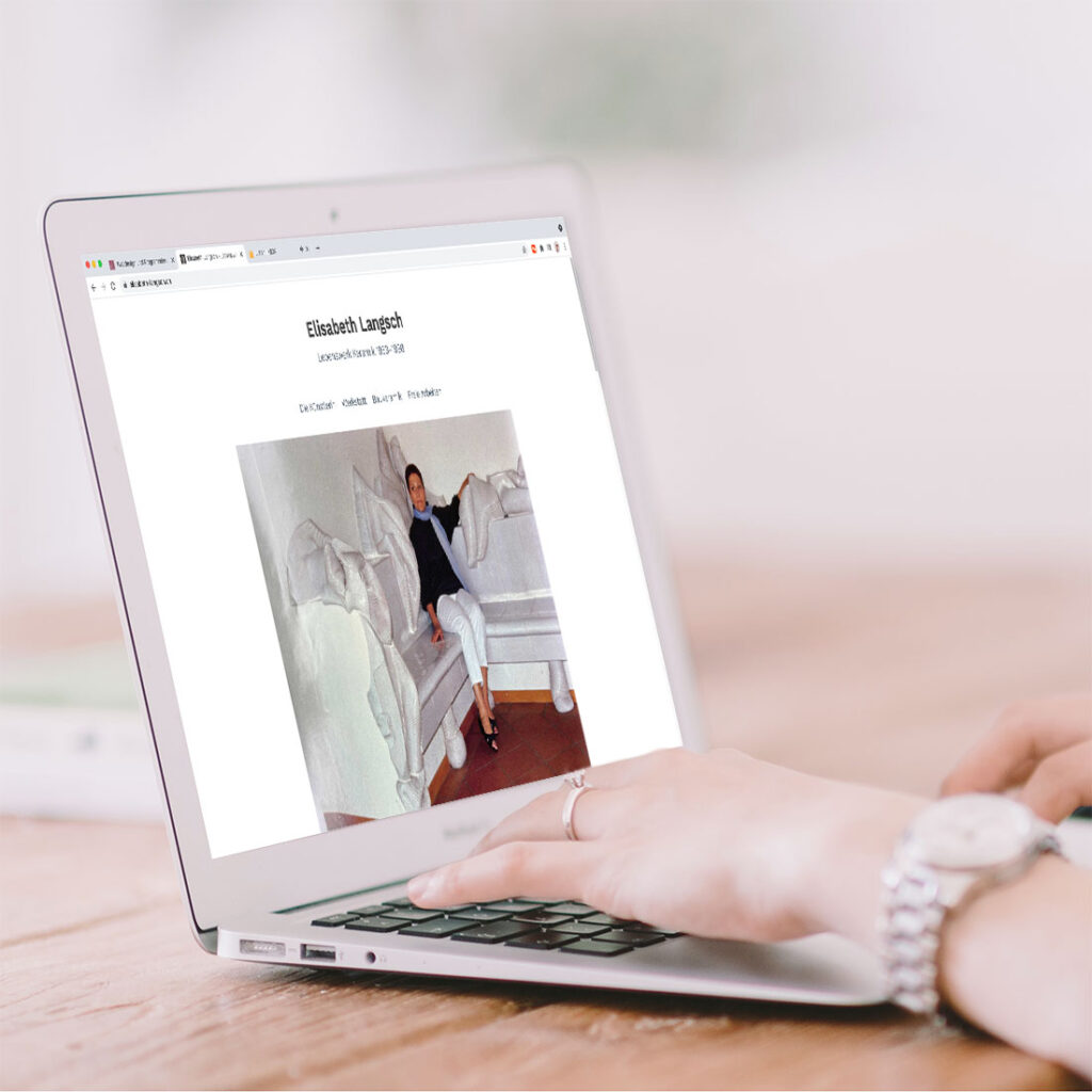 Website Elisabeth Langsch